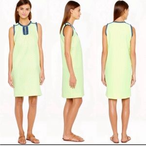 J. Crew Women's Neon Arrow Print
Shift Dress Sleeveless Yellow Blue, Size 00